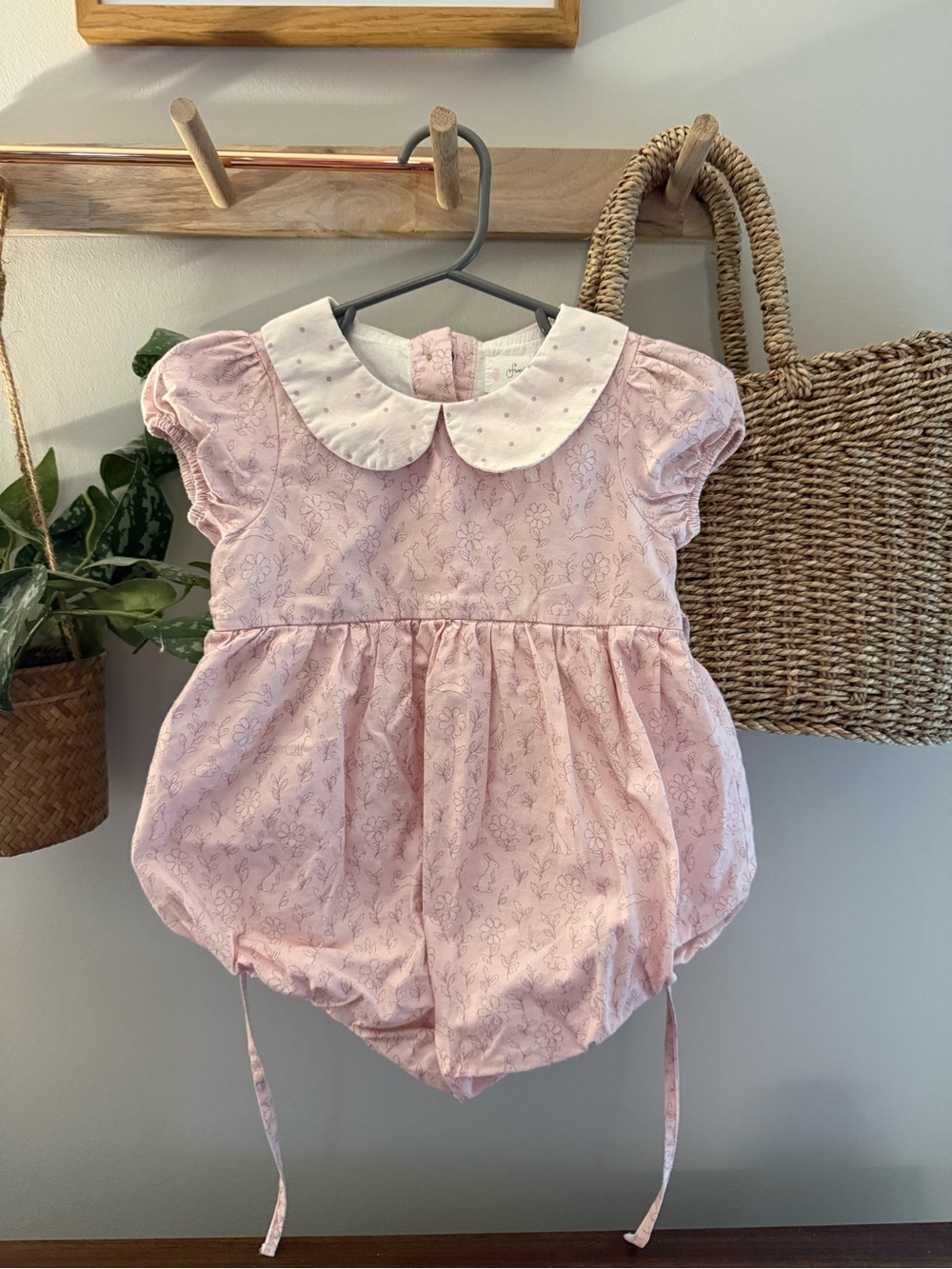 SweetHoney Bubble Romper with Bunnies🐰